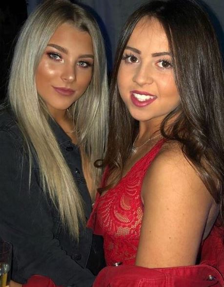 Madelene Wright with her best friend