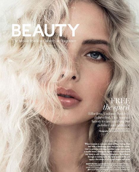 Margaux Alexandra featured on various magazine article