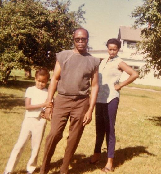 Michelle Obama with Father Fraser C. Robinson III & Mother Marian Shields Robinson