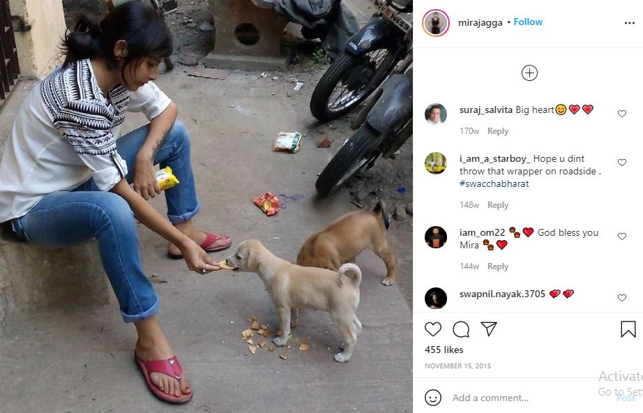 Mira Jagannath's first Instagram post