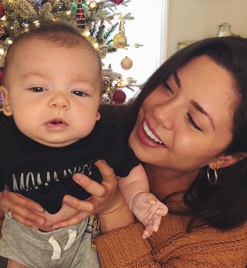 Morgan Eastwood with her nephew