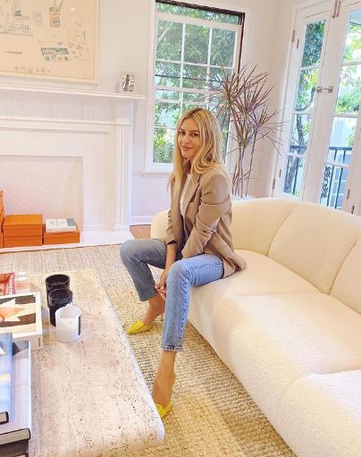 Morgan Stewart in her luxury house