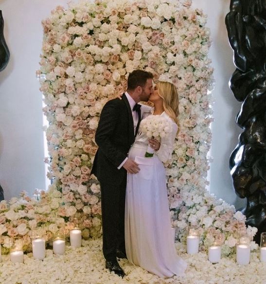 Morgan Stewart on her wedding