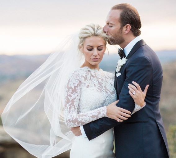 Morgan Stewart with her first husband Brendan Fitzpatrick