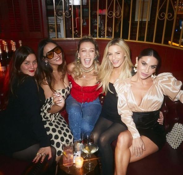 Morgan Stewart with her friends