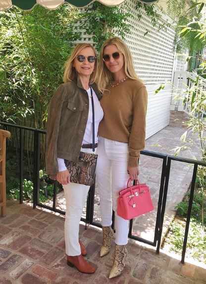 Morgan Stewart with her mother Susan Stewart