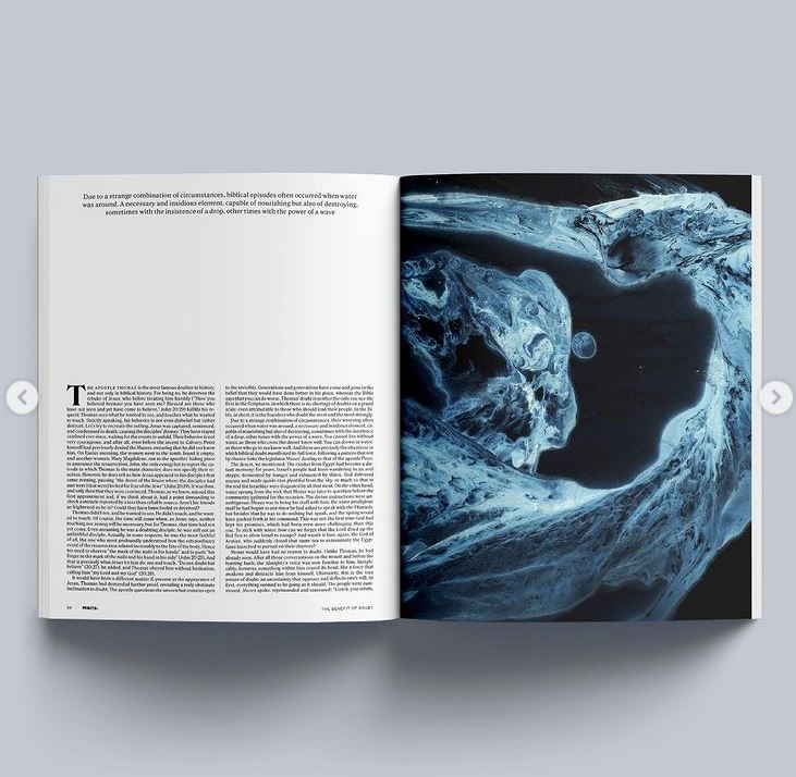 Moses Hacmon project Faces of Water published in maize magazine