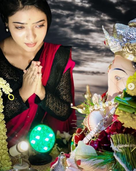 Muskan Sharma celebrates Ganesh Chaturthi