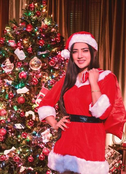 Muskan Sharma enjoys Christmas