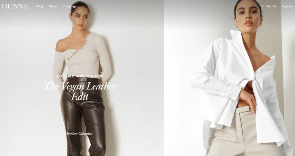 Nadia Bartel is the co-founder of Henne clothing brand