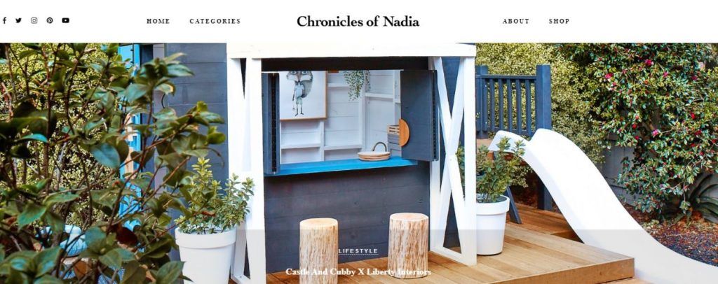 Nadia Bartel is the owner of Chronicles of Nadia company