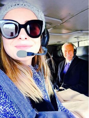 Naomi Biden with her grandfather Joe Biden
