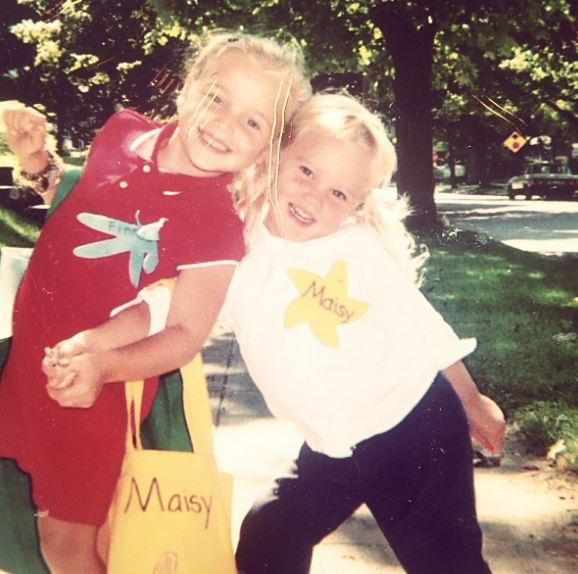 Naomi Biden's childhood photo with her sister