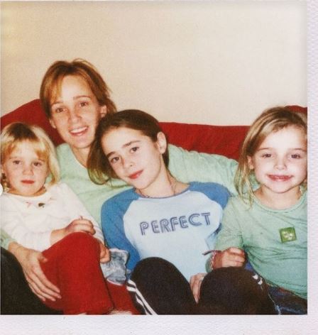 Naomi's childhood photo with her mother Kathleen 'Buhle' Biden and sisters