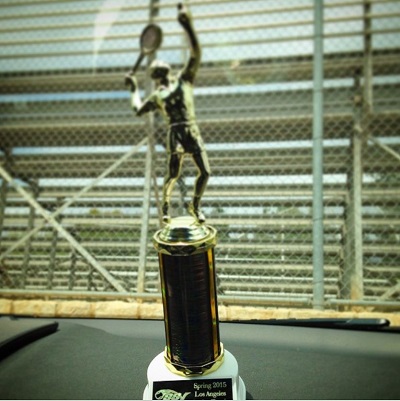 Nathen Garson won trophy in Tennis