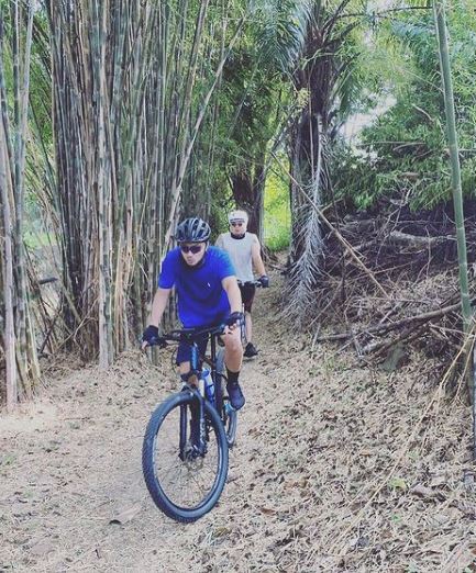 Neil Arce likes cycling