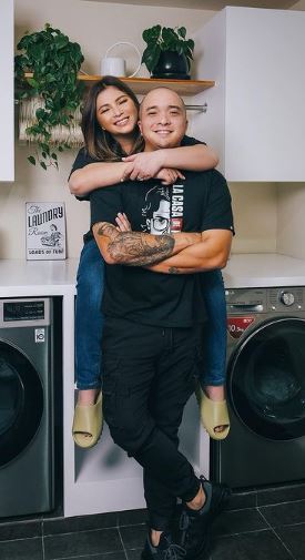 Neil Arce with his wife Angel Locsin