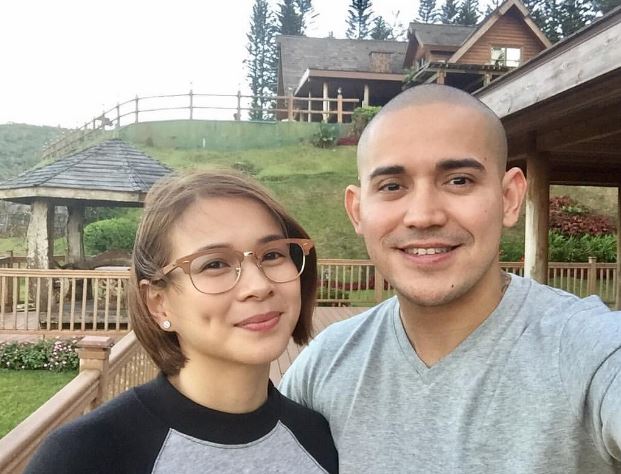 Paolo Contis with his ex-partner LJ Reyes