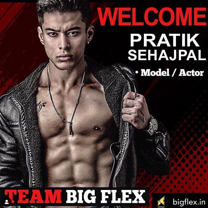 Pratik Sehajpal is a star ambassador of Team Big Flex