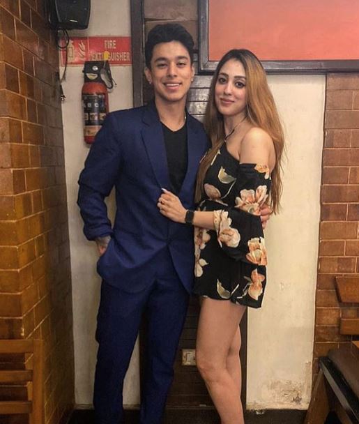Pratik Sehajpal with his sister
