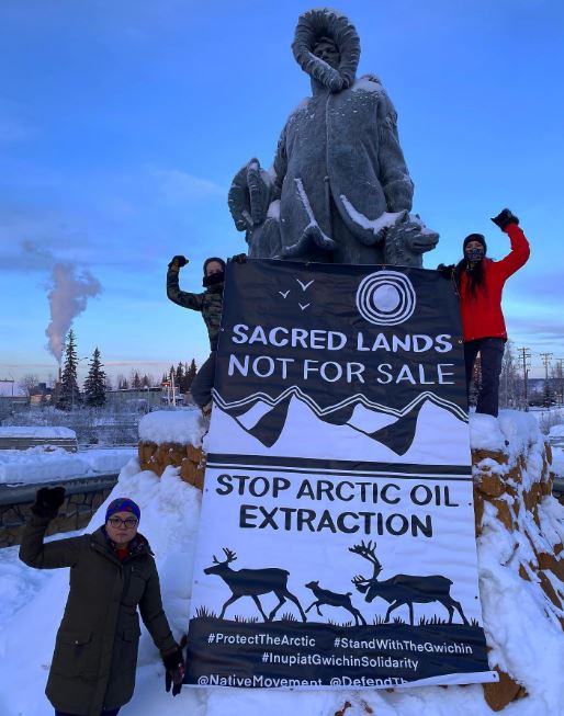 Quannah Chasinghorse participated in various protest
