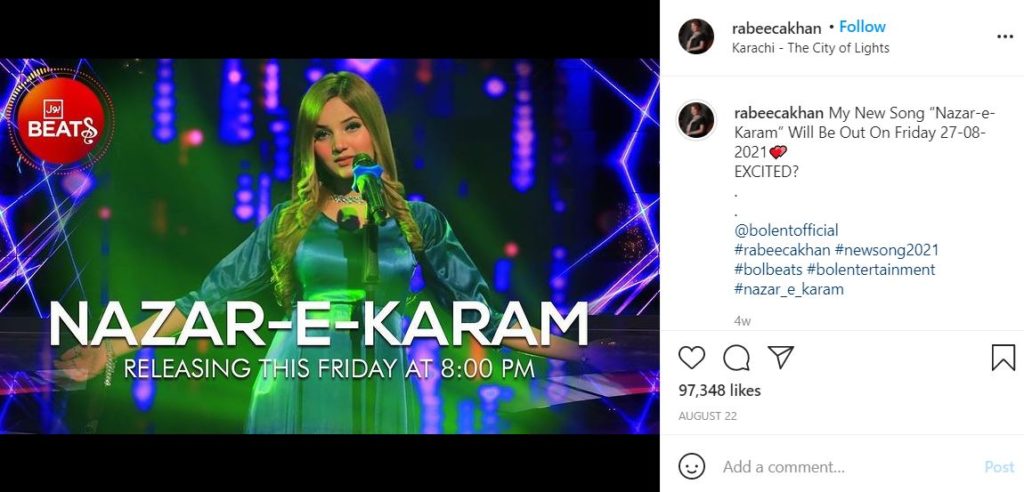 Rabeeca Khan song