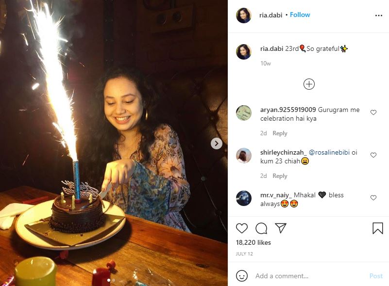 Ria Dabi birthday
