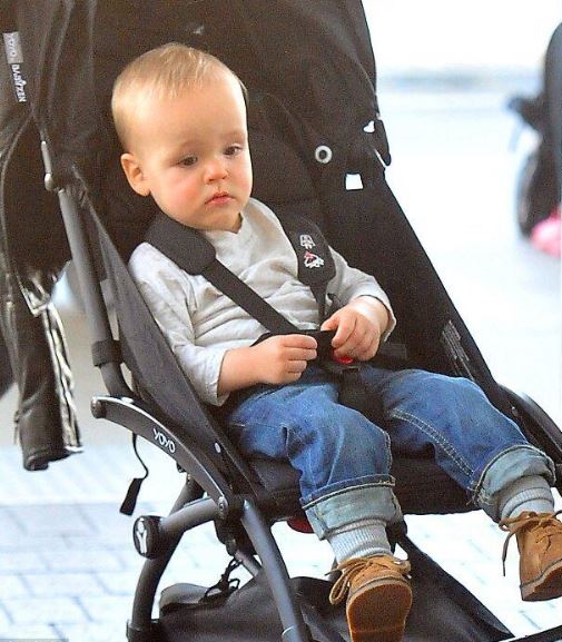 Richard Buckley son at the age of 2 years old