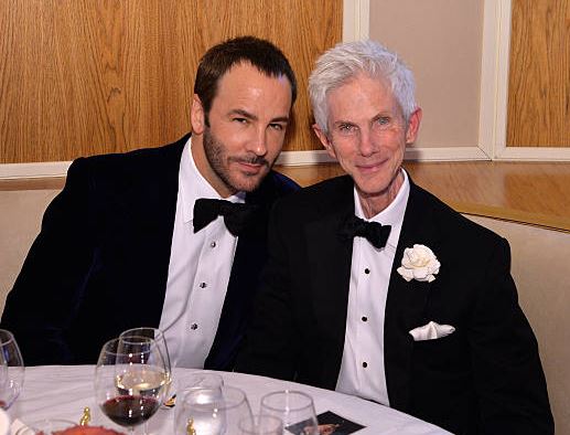 Richard Buckley with his husband Tom Ford