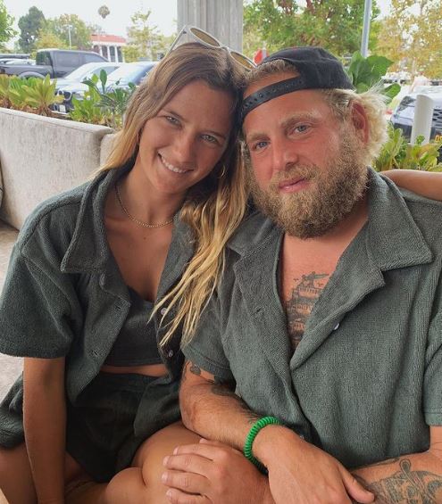 Sarah Brady and Jonah Hill