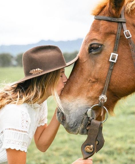 Sarah Brady is a horse lover