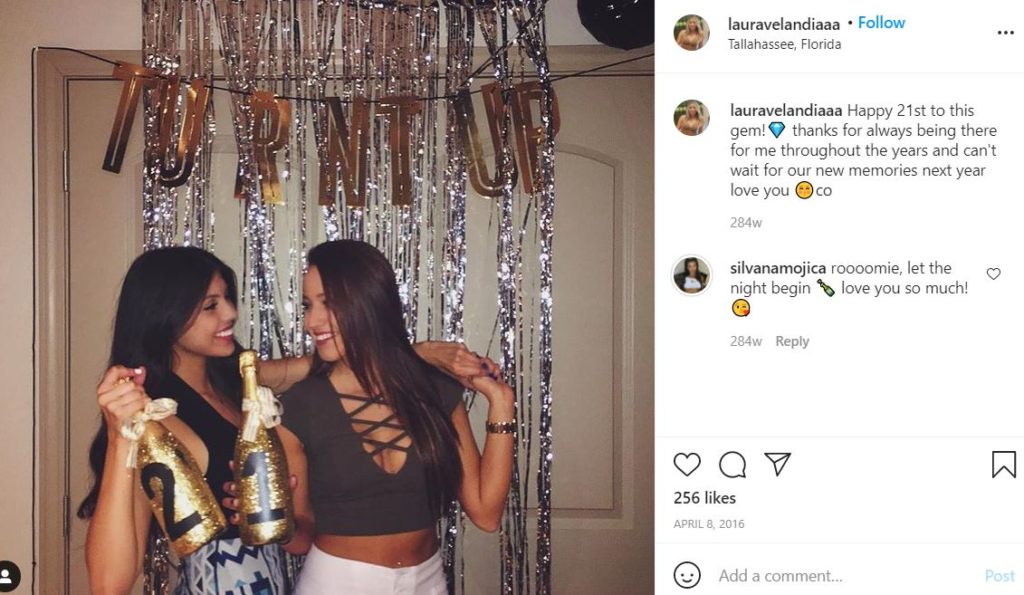Silvana Mojica friend wished her happy birthday