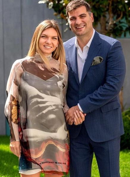 Simona Halep and her husband Toni Iuruc