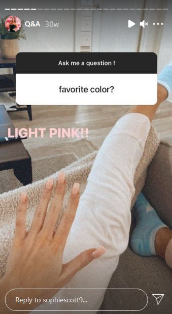 Sophie Scott favorite color