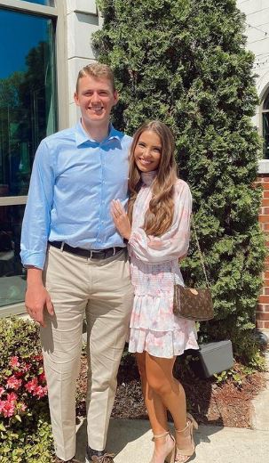 Sophie Scott with her boyfriend