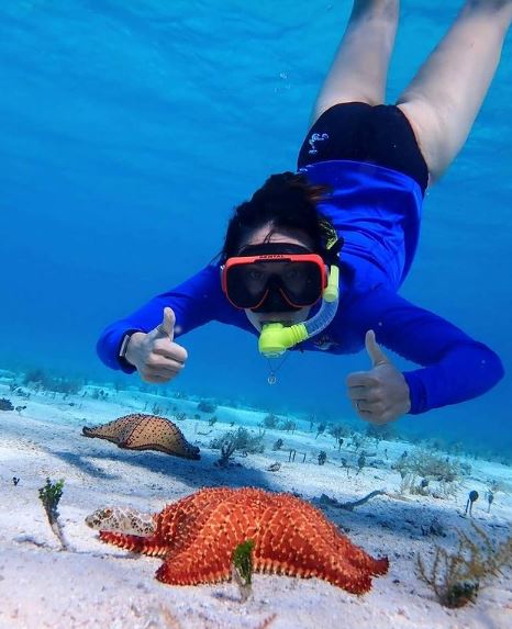 Stephanie Patrick experiemced Scuba diving