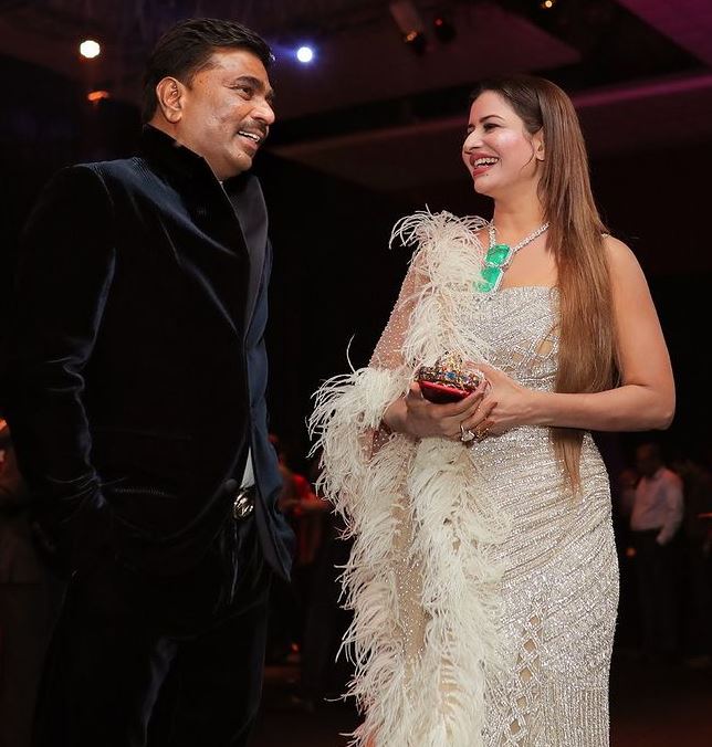 Sudha Reddy with her husband