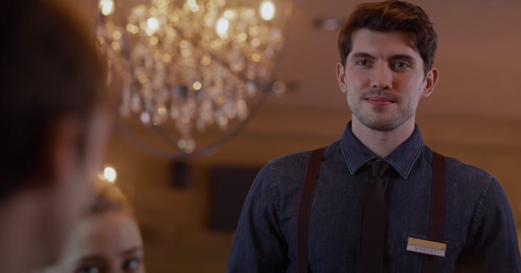 The famous actor Carter Jenkins seen as Robert