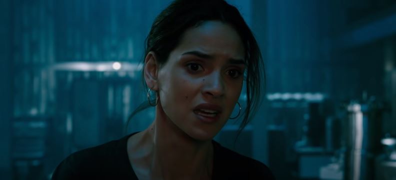 The female main character of Martine Bancroft is played by Adria Arjona