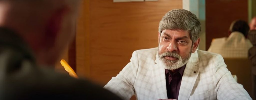The role of an industrialist is acted by Jagapathi Babu