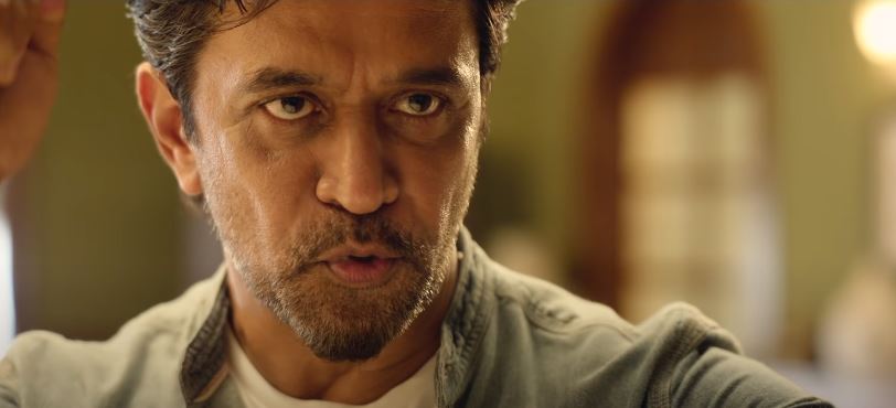 The south Indian actor Arjun acted a vital role in the film