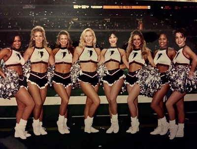Tiffany Fallon was a NFL cheerleader for the American football team named Atlanta Falcons