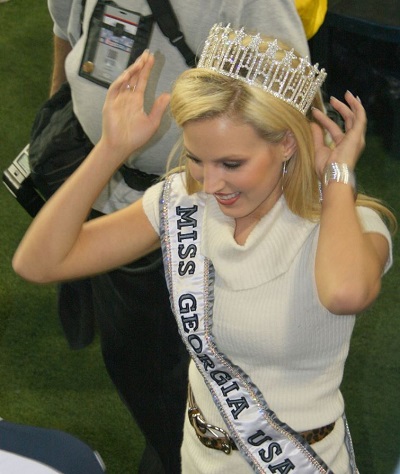 Tiffany Fallon won the title of Miss Georgia USA in 2001Tiffany Fallon won the title of Miss Georgia USA in 2001