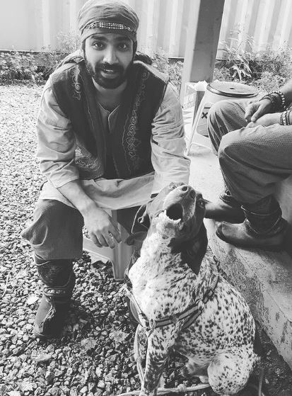 Tripathi is a dog lover