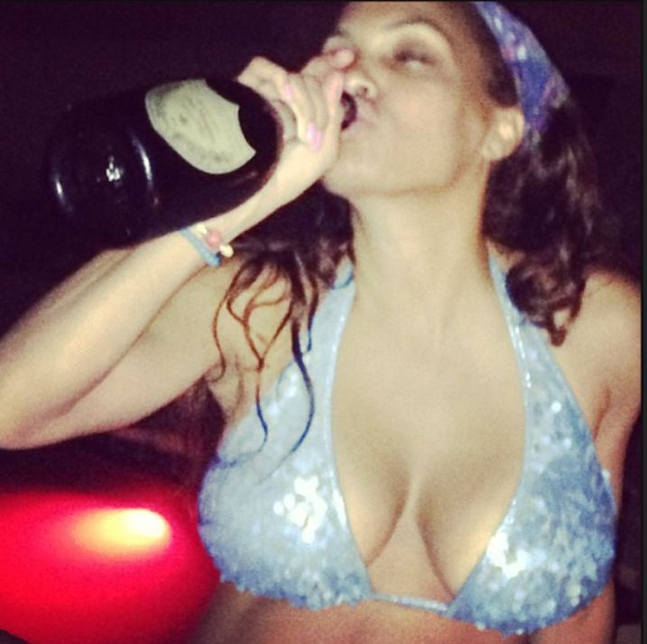Ty James consumes alcohol