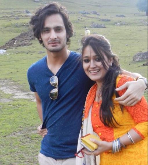 Umar Riaz with his sister Mahvish Riaz