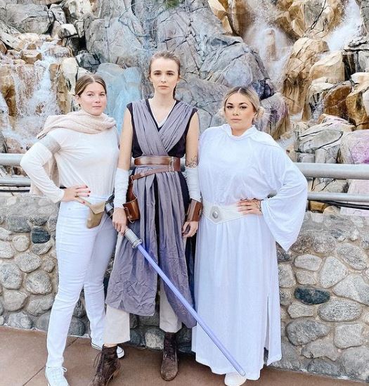 Acacia Kersey with her friends