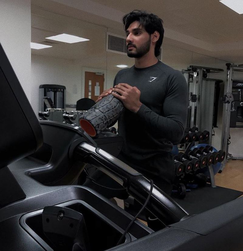 Ahan Shetty is a fitness freak