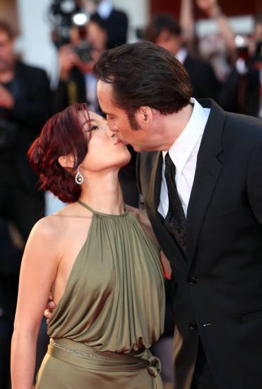 Alice Kim and Nicolas Cage