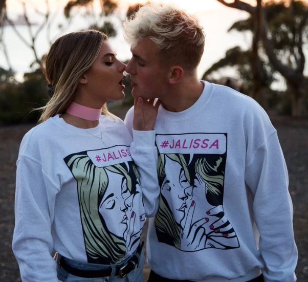 Alissa Violet with Jake Paul